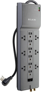 BELKIN 12 OUTLET 3000J 6FT COR - ONLINE ONLY