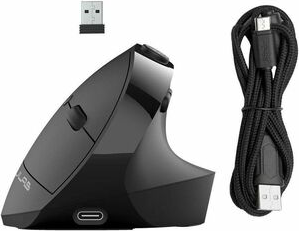 JLAB ERGONOMIC WIRELESS VERTICAL MOUSE in BLACK  - ONLINE ONLY