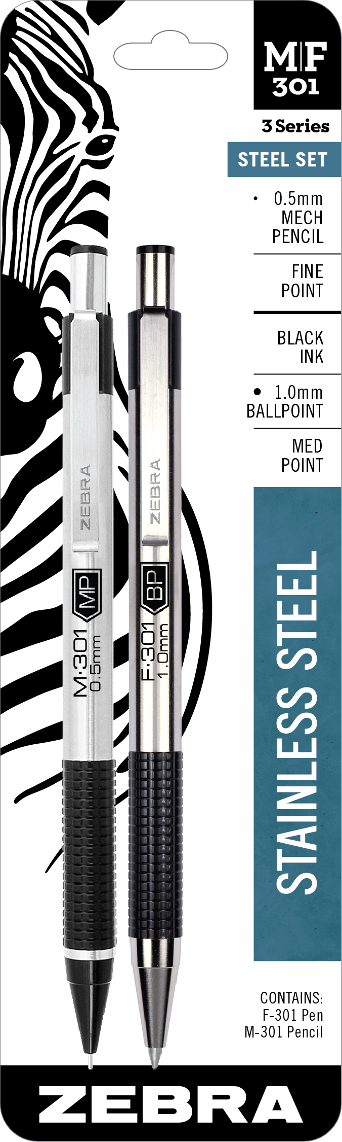 PEN/MECH PENCIL MF301 BLK
