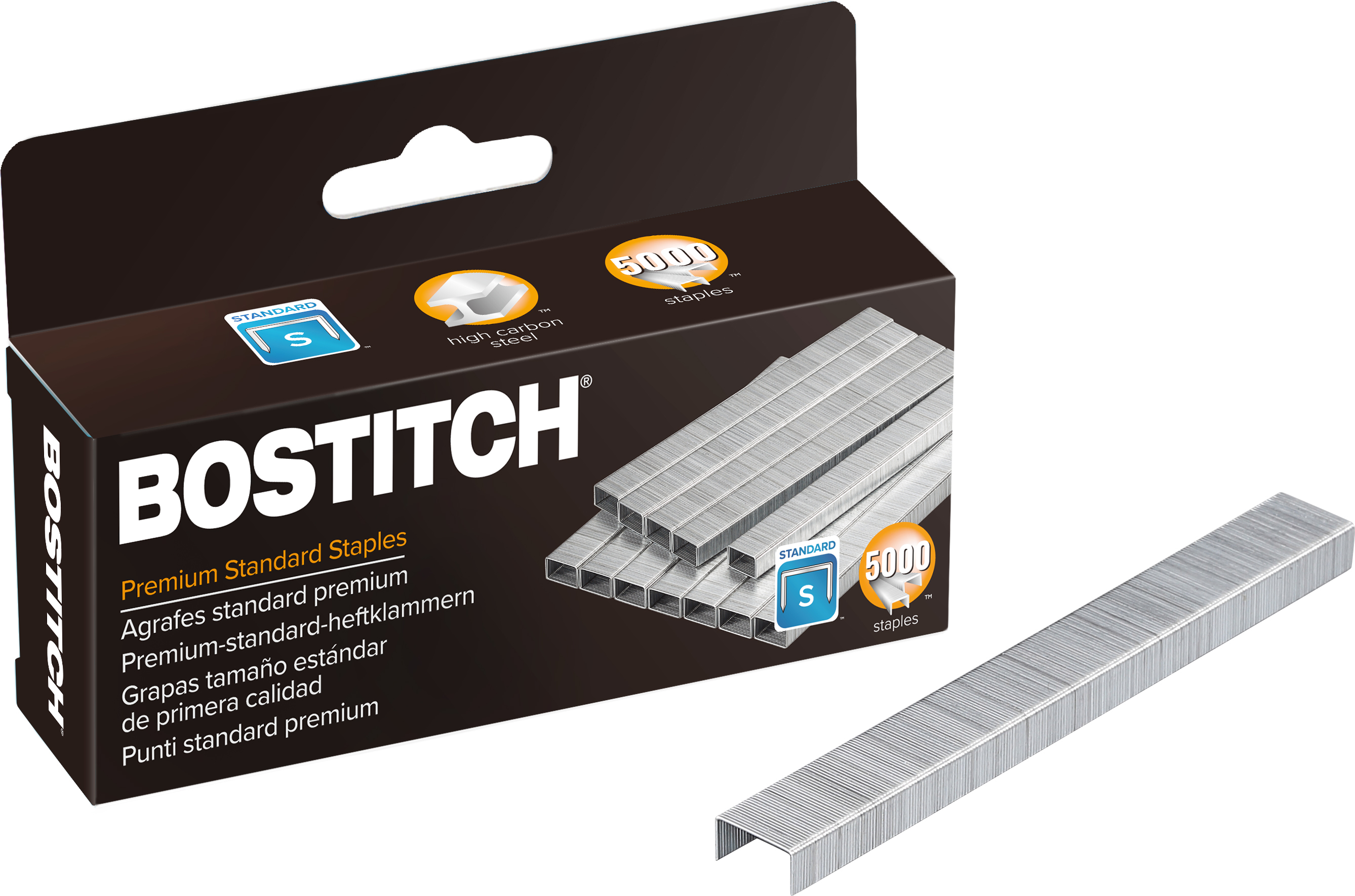 PaperPro Full Strip Standard Office Staples  5000/Box